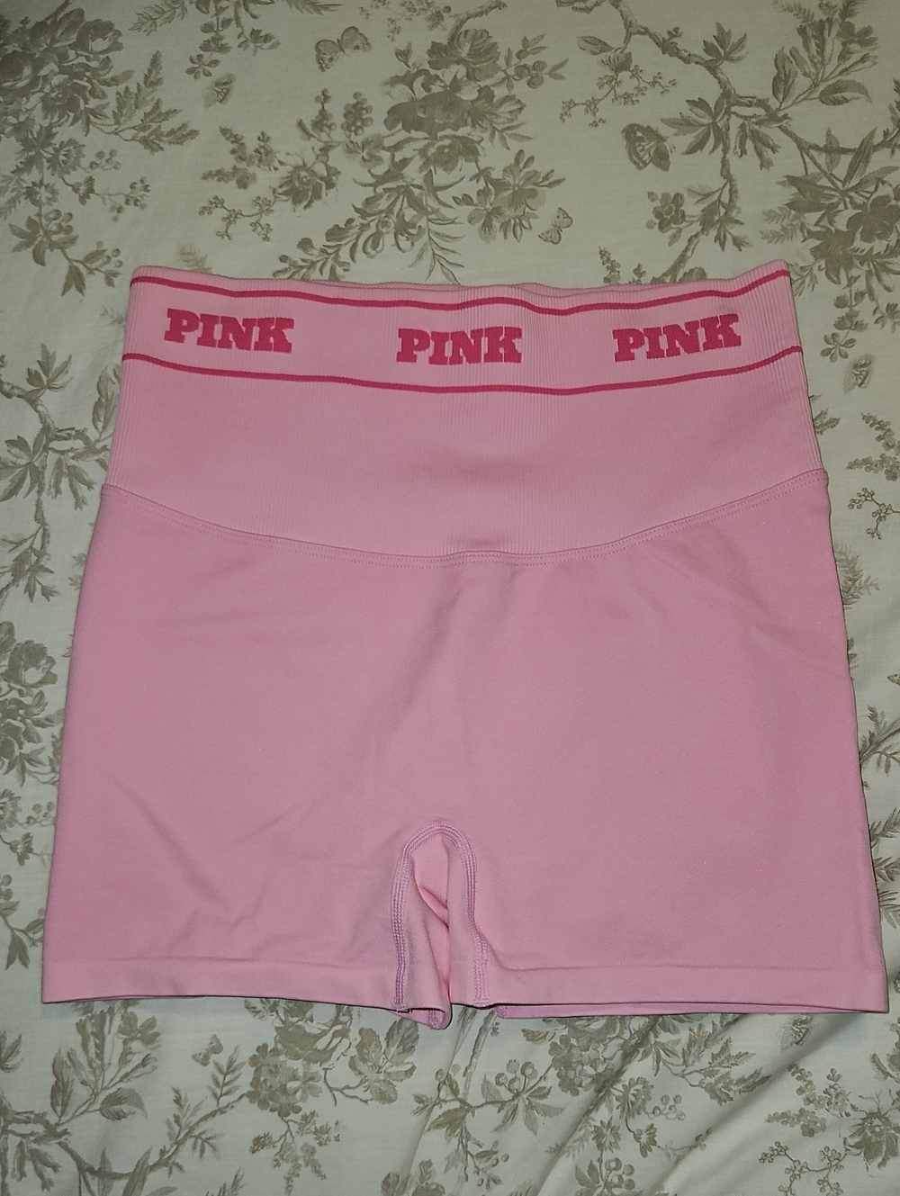 PINK Victoria's Secret Seamless Light Pink Bike Shorts